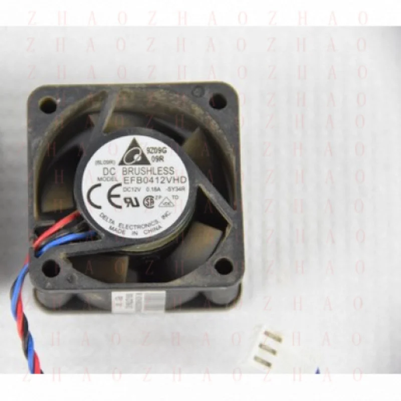 L+ 2pcs  DC  Brushless EFB0412VHD 12V 0.18A for Cisco Server Cooling Fan 3 Pin MODEL