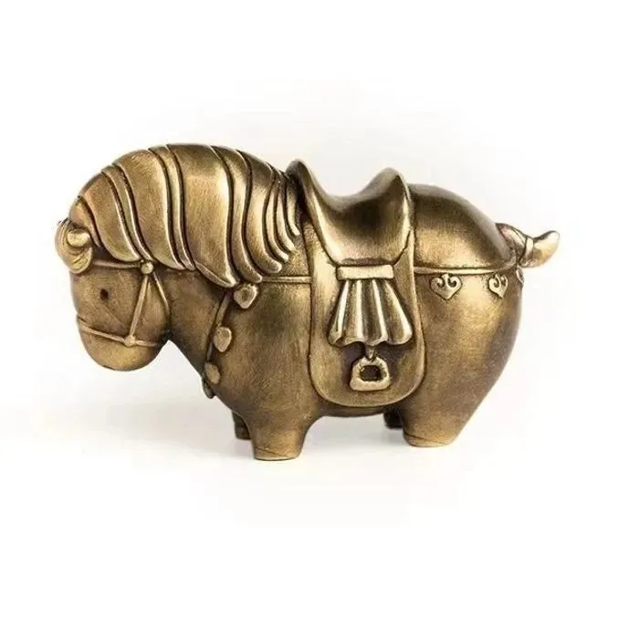 

Horse Figure Home Living Room Decoration Ornaments Tea Pet Handheld Play Piece Fantasy Creation