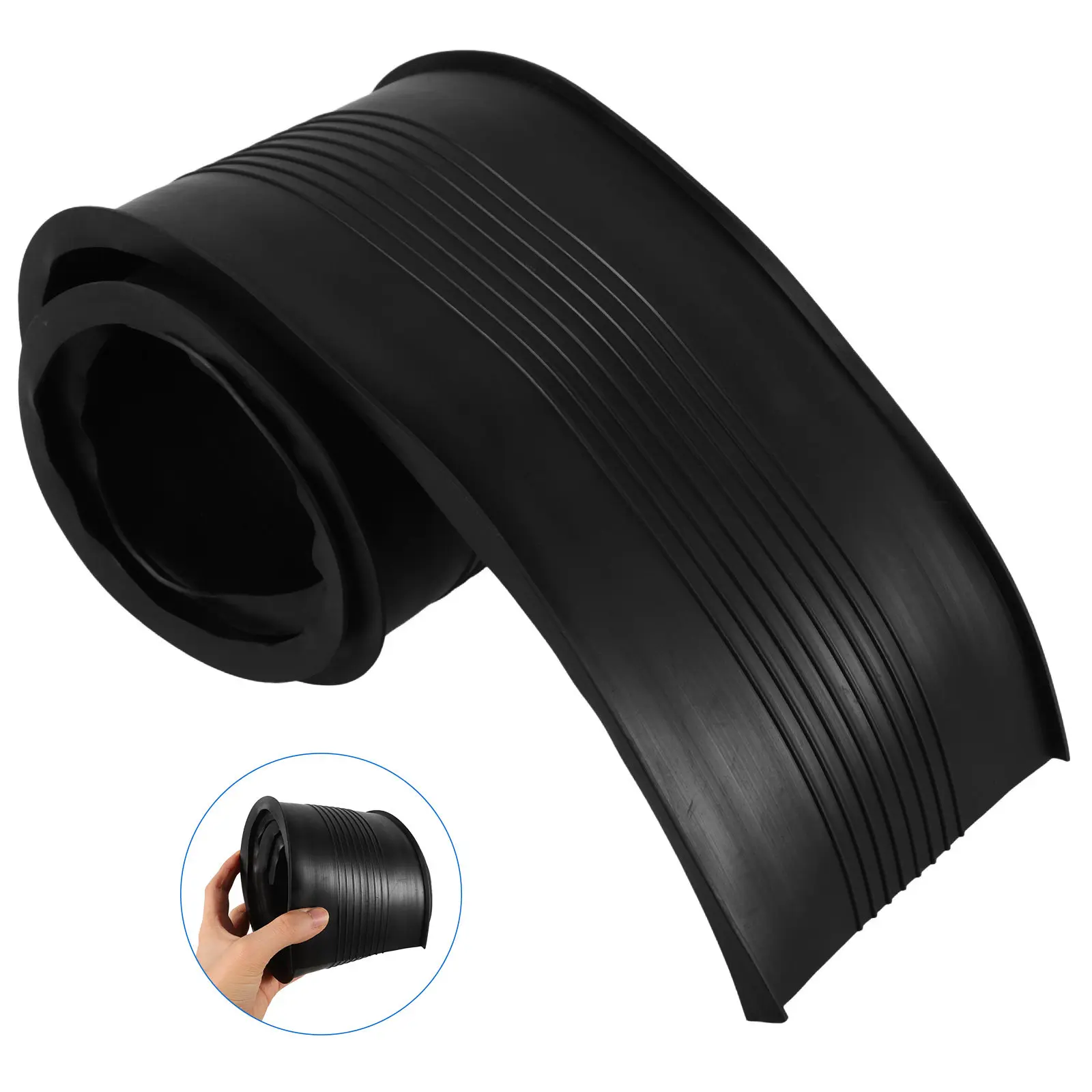 

1 Roll Garage Door Bottom Seal Epdm Rubber Weather Stripping for Rainproof Soundproof Debris Protection Easy Install Garage Door