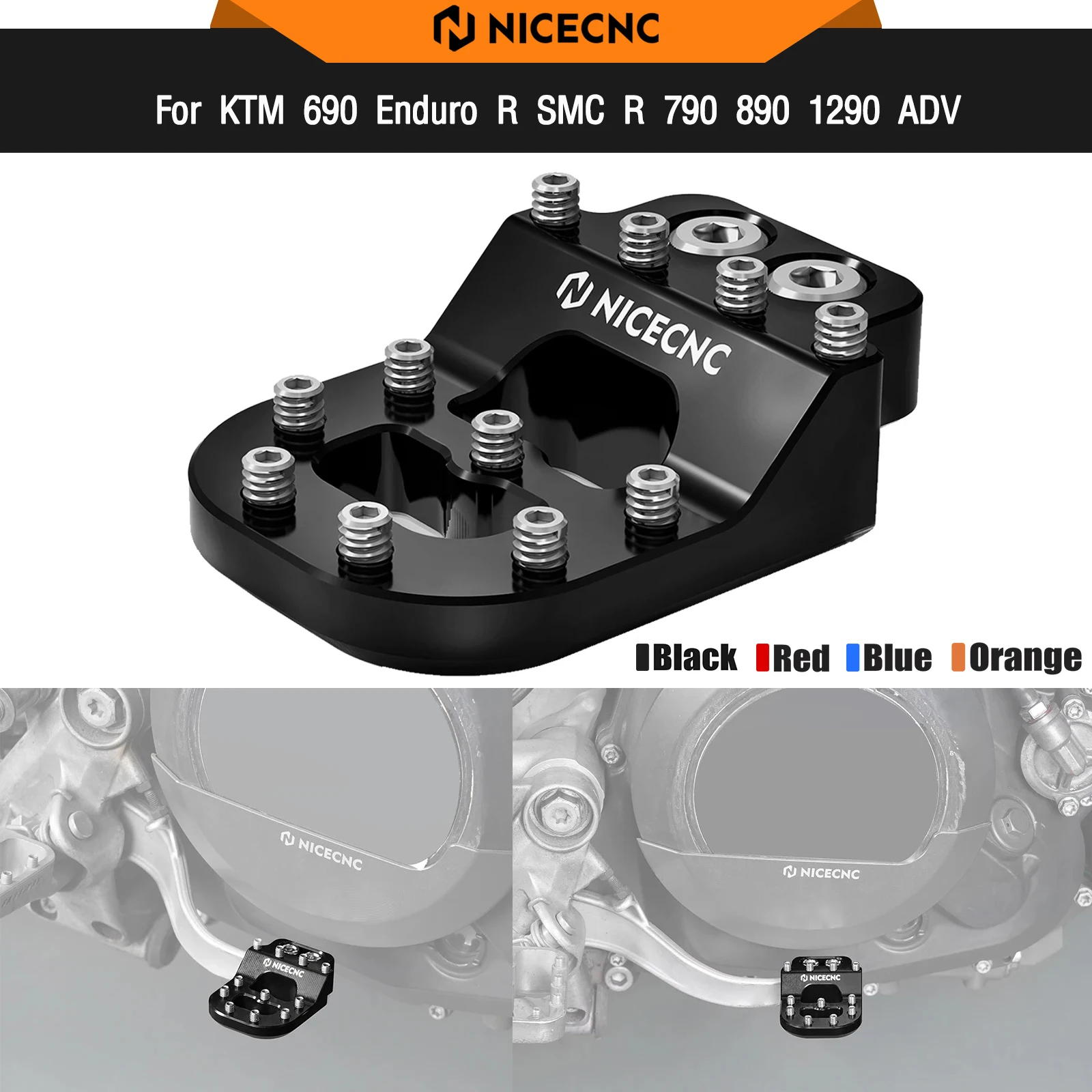 

Rear Brake Pedal Step Plate Tip For 690 Enduro R SMCR 790 890 Adventure/R 1050 1090 1190 Adventure/R 1290 Super Adventure/R/S/T