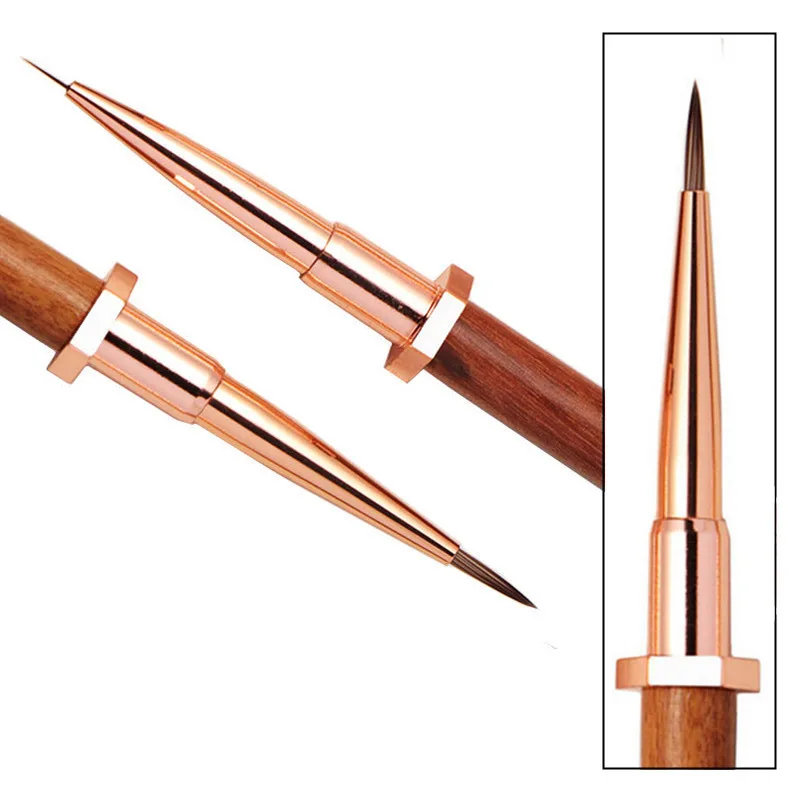 แปรงเพ้นท์เล็บแบบมีด้ามจับ 1/4 ชิ้น แปรงเจลเพ้นท์เล็บ แปรงทาสีเจลเพ้นท์เล็บ แปรงวาดลาย