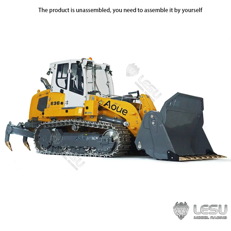 LESU 636 RC Loader Unassembled Kits 1/14 Hydraulic Metal Construction Vehicles Model with Light Sound System RC Toy THZH1461