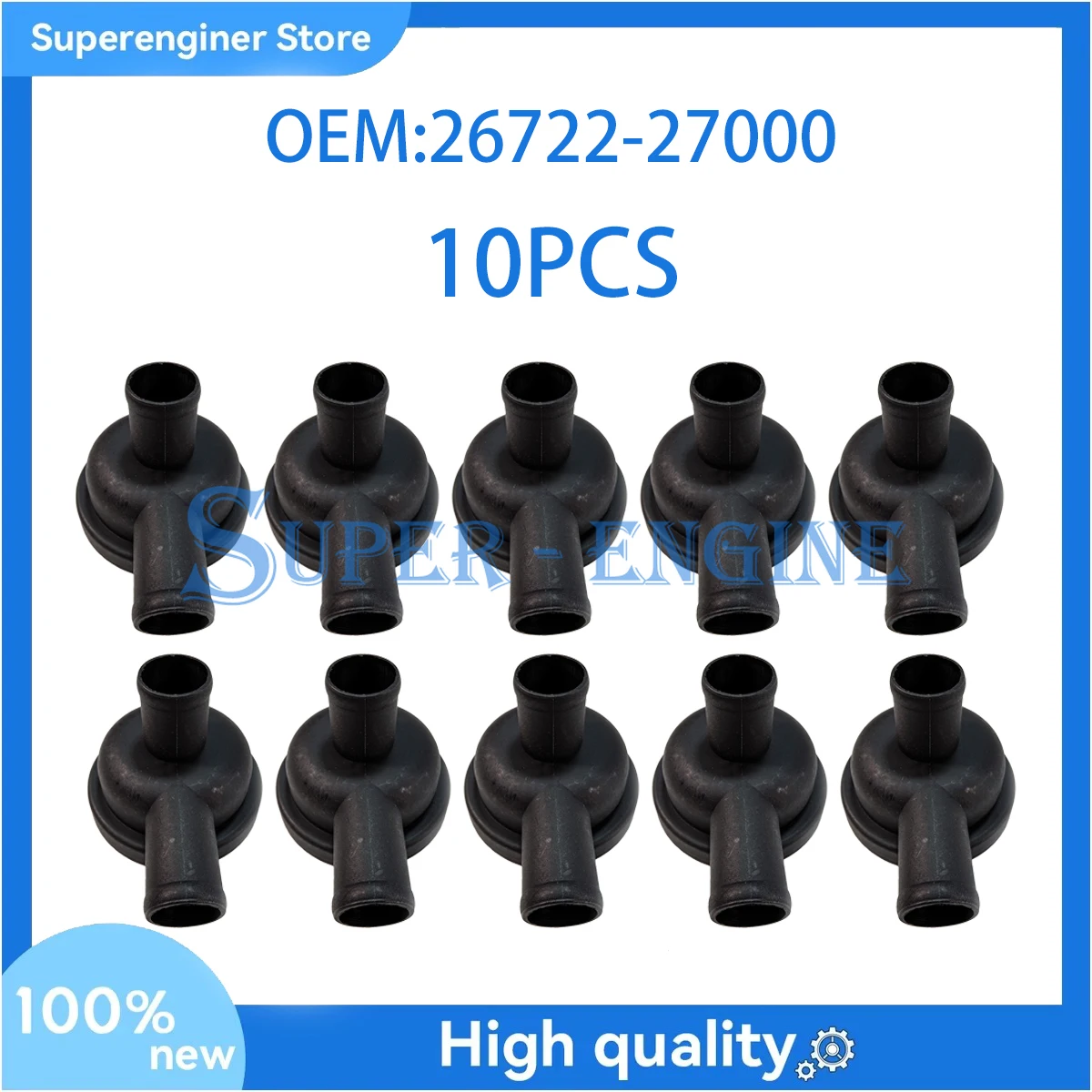 

10 шт. 26722-27000 новый клапан PCV корпуса картера для Hyundai Santa Fe 2.0T 2672227000