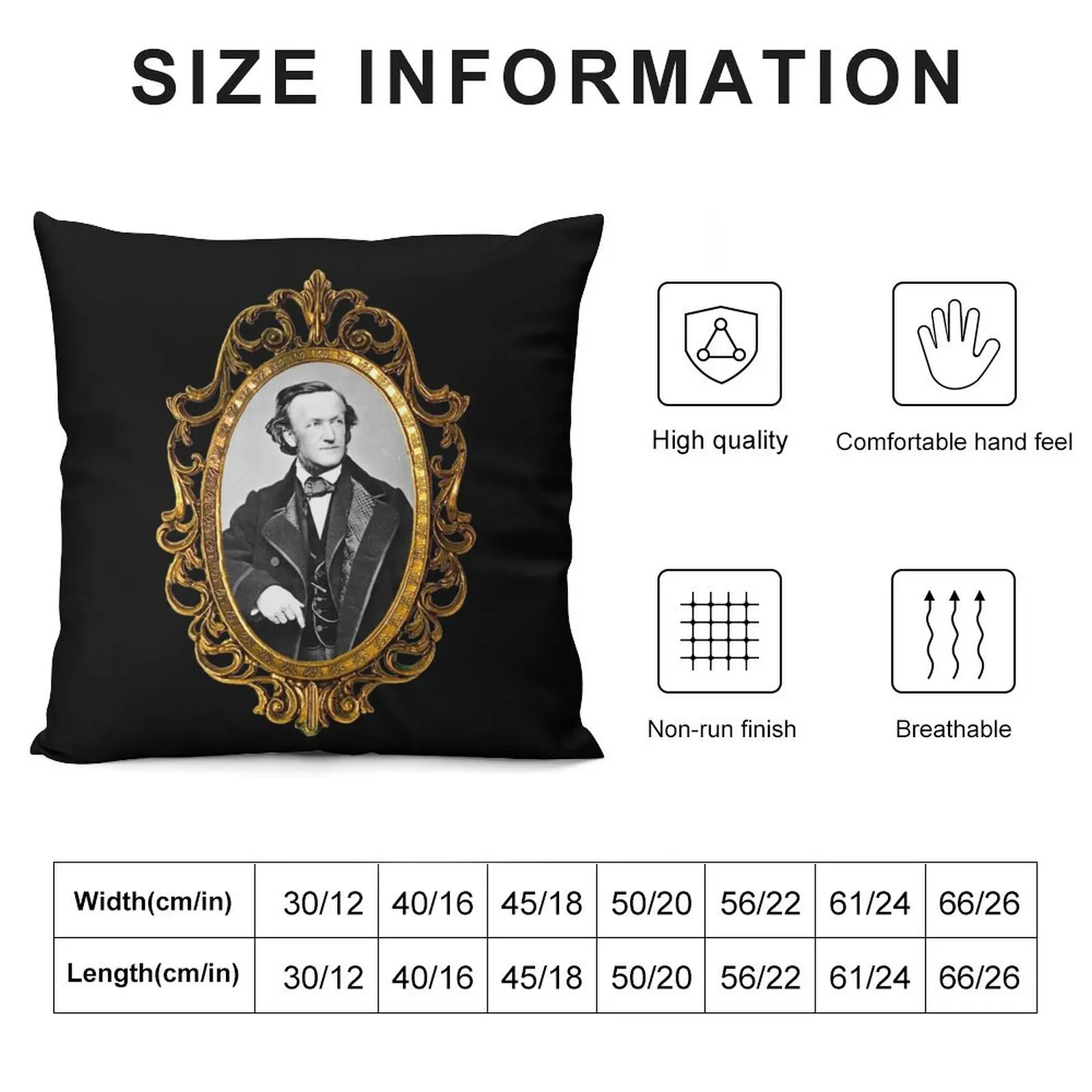 Richard wagner Throw Pillow pillows decor home ornamental pillows for living room pillow