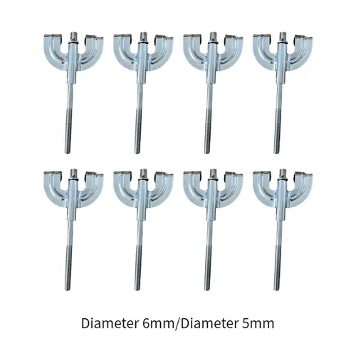 Garras de tambor de graves, piezas de tambor, Hardware de Metal, juego de tambor práctico, accesorios de instrumentos de percusión, ganchos de garra de percusión, 8 piezas