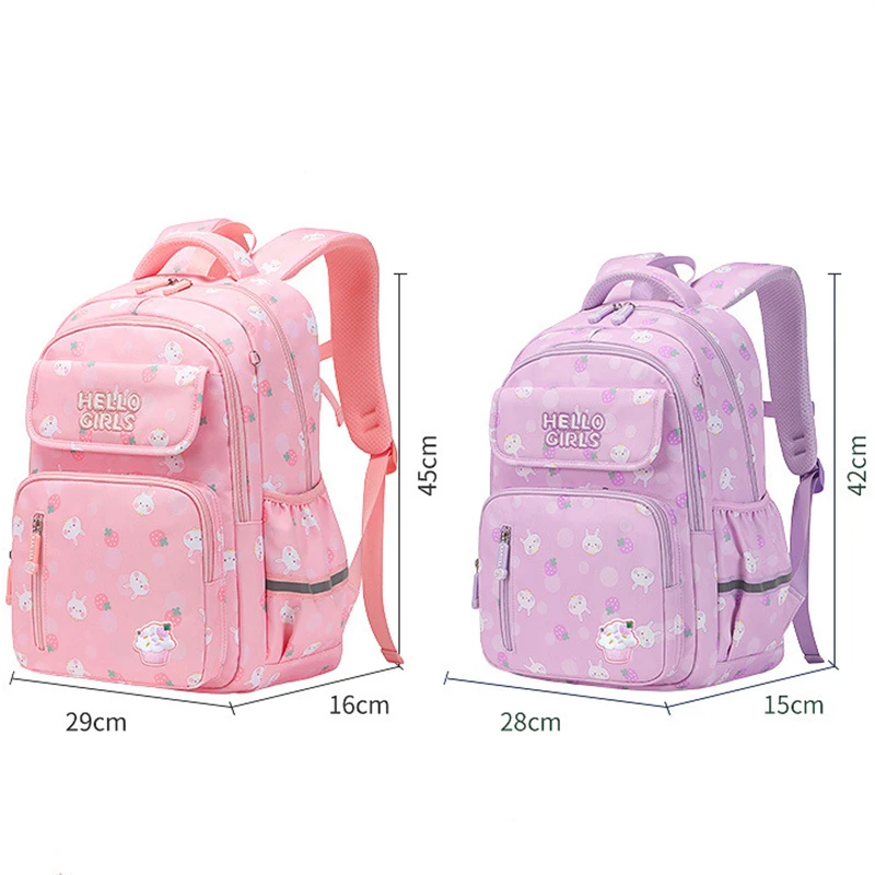 2023 New Cute Children Primary Student School Bags Lightweight Waterproof Kids Backpacks Girls Boys Kawaii Schoolbags Mochila