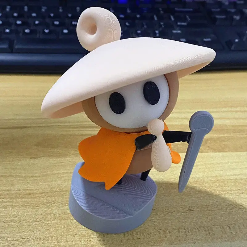 HOLLOW KNIGHT SILKSONG Sheo 3D-Druckspiel Merchandise Actionfiguren Modellbausatz Niedliches Desktop-Ornament Dekor Trendiges Spielzeug Geschenk