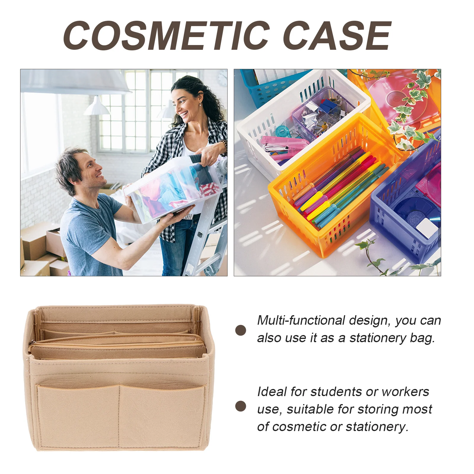 

Large Detachable Bag Bags for Women Tote Holder Storage Travel Wallet