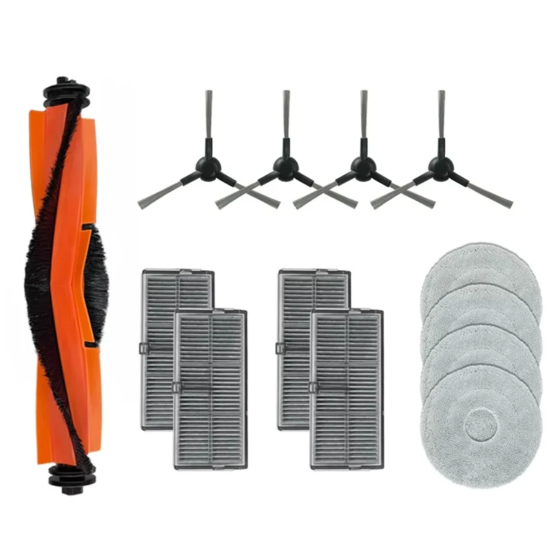 جيد-For Dreame L10s Pro Ultra Heat، X30 Ultra، X30 Pro، Mova E30 Ultra ملحقات فرشاة مرشح ممسحة قماش أجزاء كيس الغبار