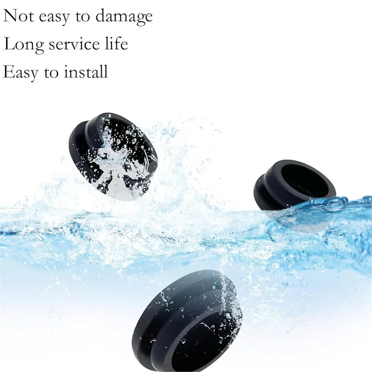 

Набор резиновых заглушек A06R, 125 шт., черные, в коробке, силиконовые заглушки для круглых отверстий различных размеров