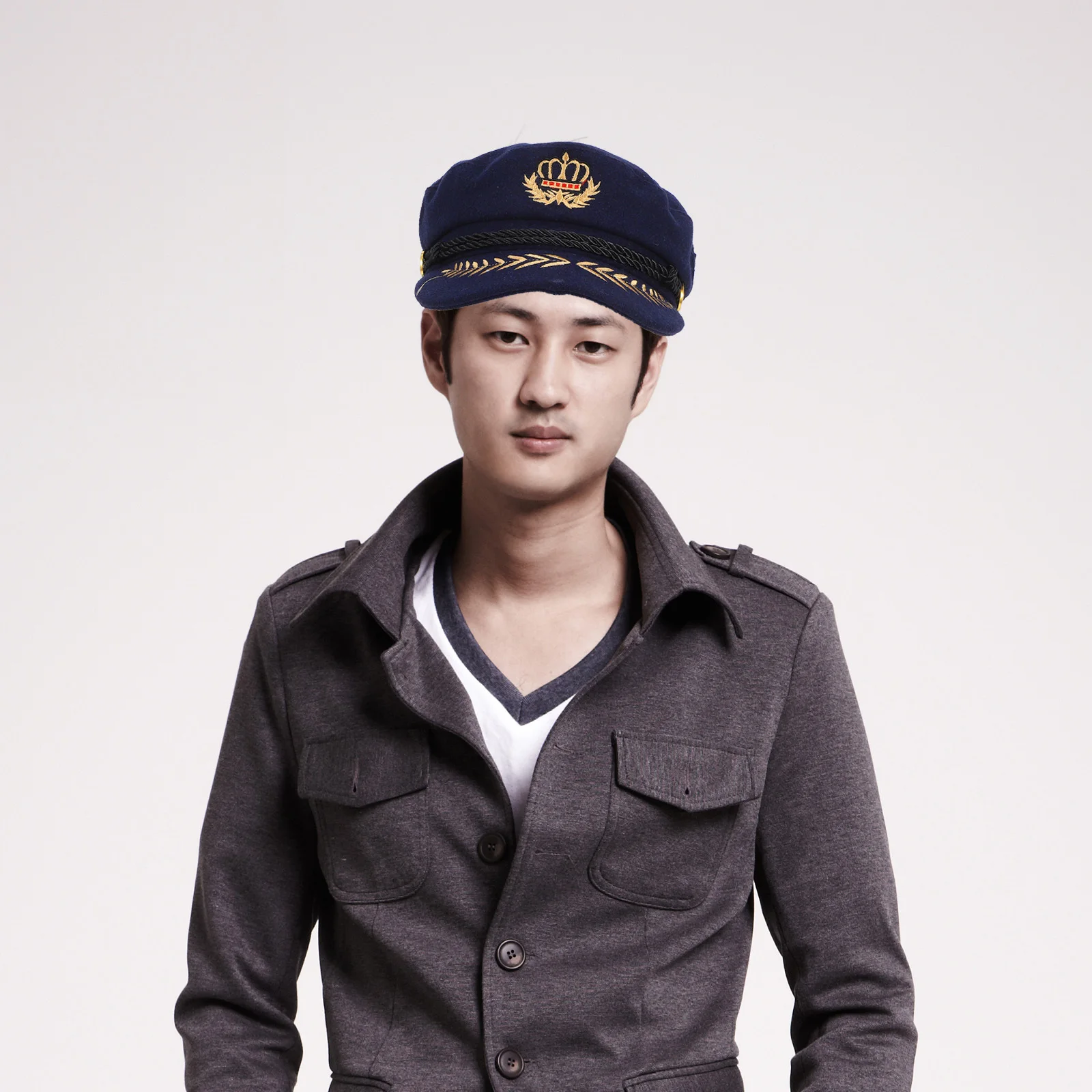 قبعة كابتن البحارة خفيفة الوزن ومتينة ومسامية للرجال والنساء كاجوال لحفلات السفر وقارب كابتن قبعة كوسبلاي