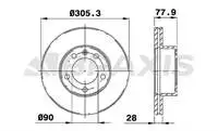 Store code: AD0119 inner brake disc mirror air MASTER II MOVANO 2.2/2.5DCI//wheel (16 rim 5 wheel bolt)