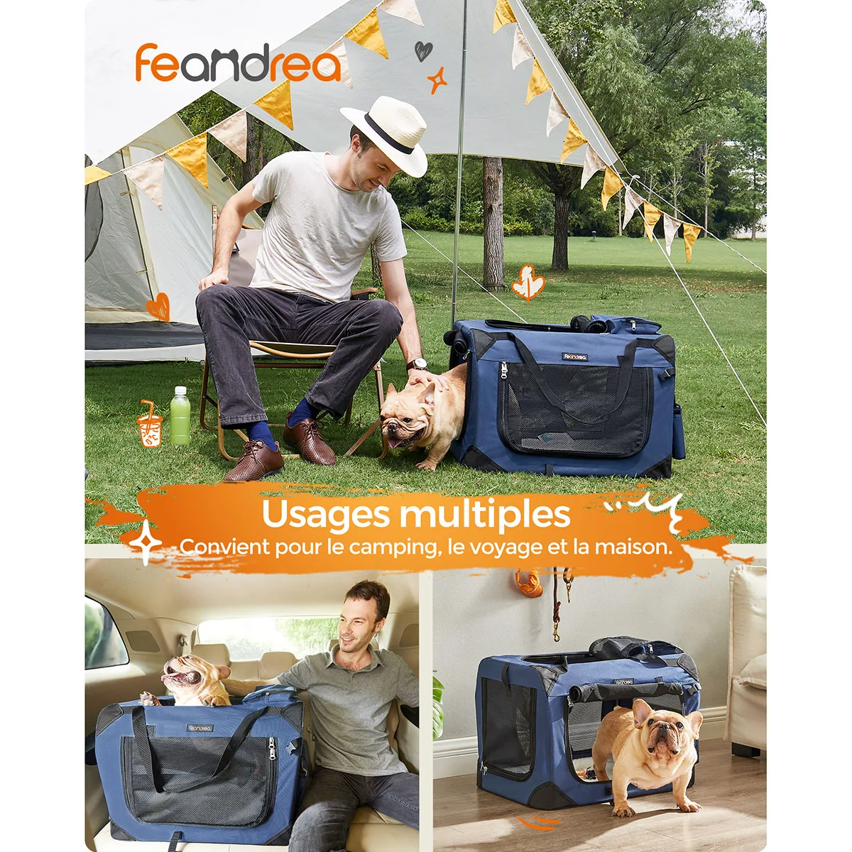 Découvrez le sac de transport Bleu Shanghai Original L’indispensable pour vos animaux de compagnie