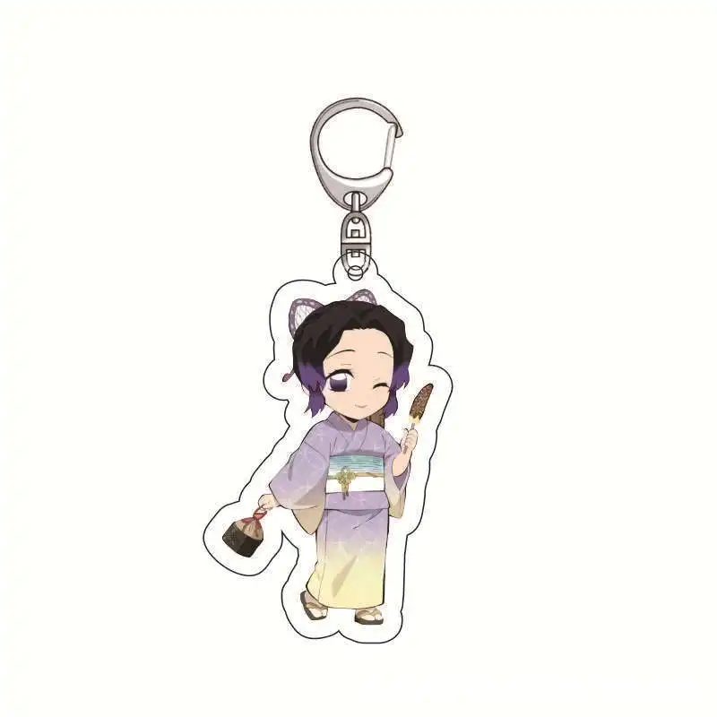 Demon Sayer Acryc Ie Y Tea Drinking Kamado Tanjiro Nezuko Tsuyuri Kanawo Azuma Zenitsu Ie Y Chain G Tas Hanger Ie Y Chain Decora Chion