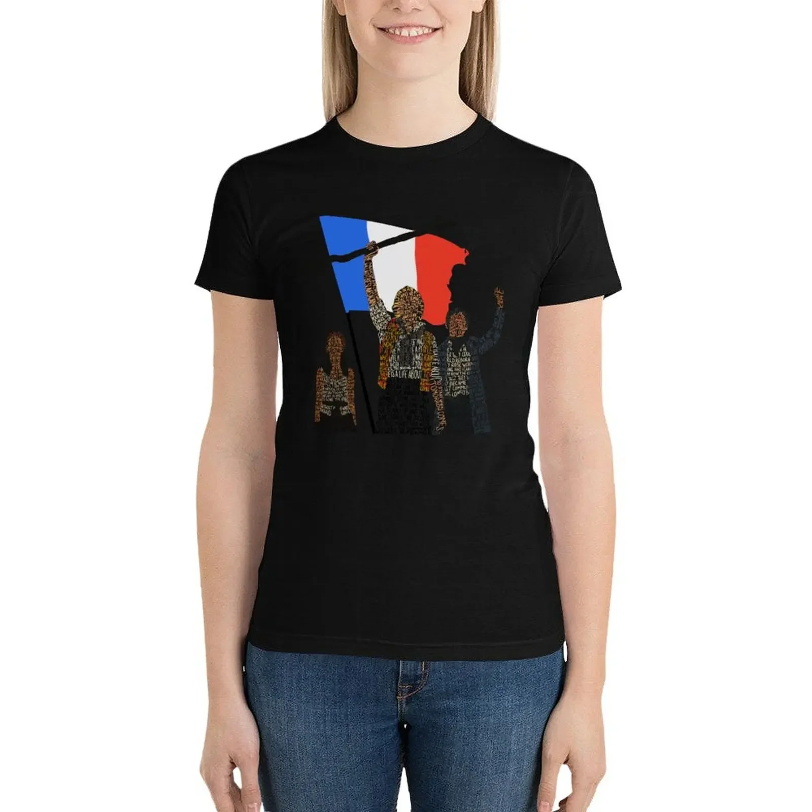 

Les Miserables T-Shirt graphics Female clothing animal print shirt for girls tops t-shirt dress for Women plus size sexy