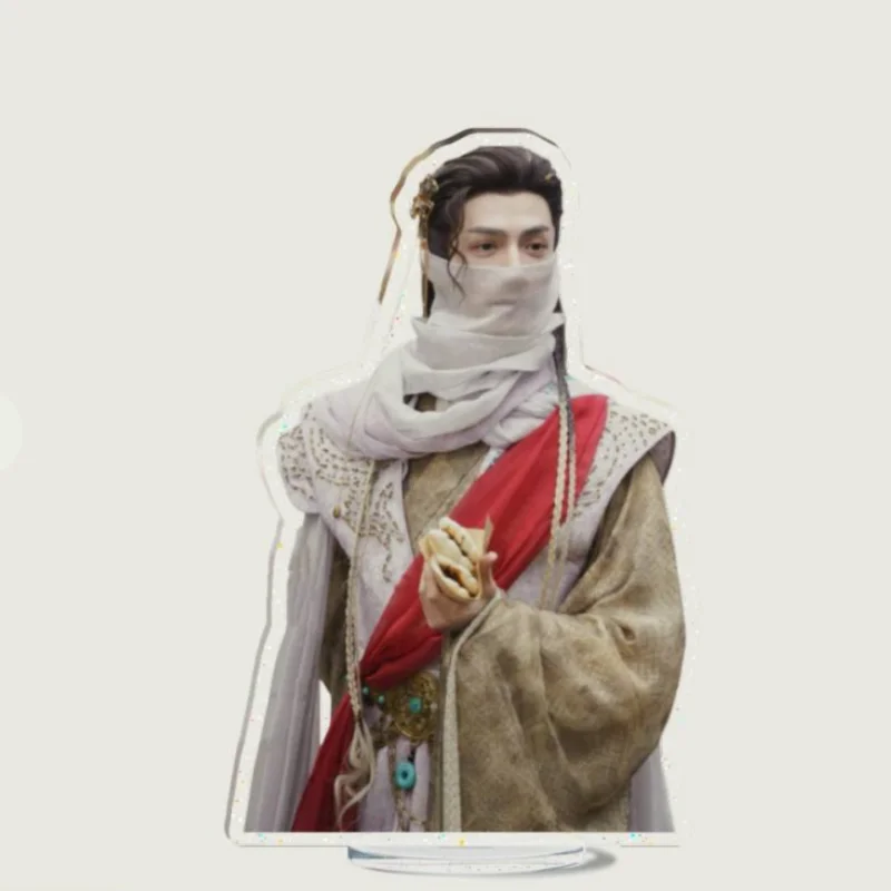 Leo Luo Yunxi Poster Picture 12cm Stand Up TV Whispers of Fate Tang Lici Drama Stills Humanoid Stop Sign Desktop Decor Ornaments