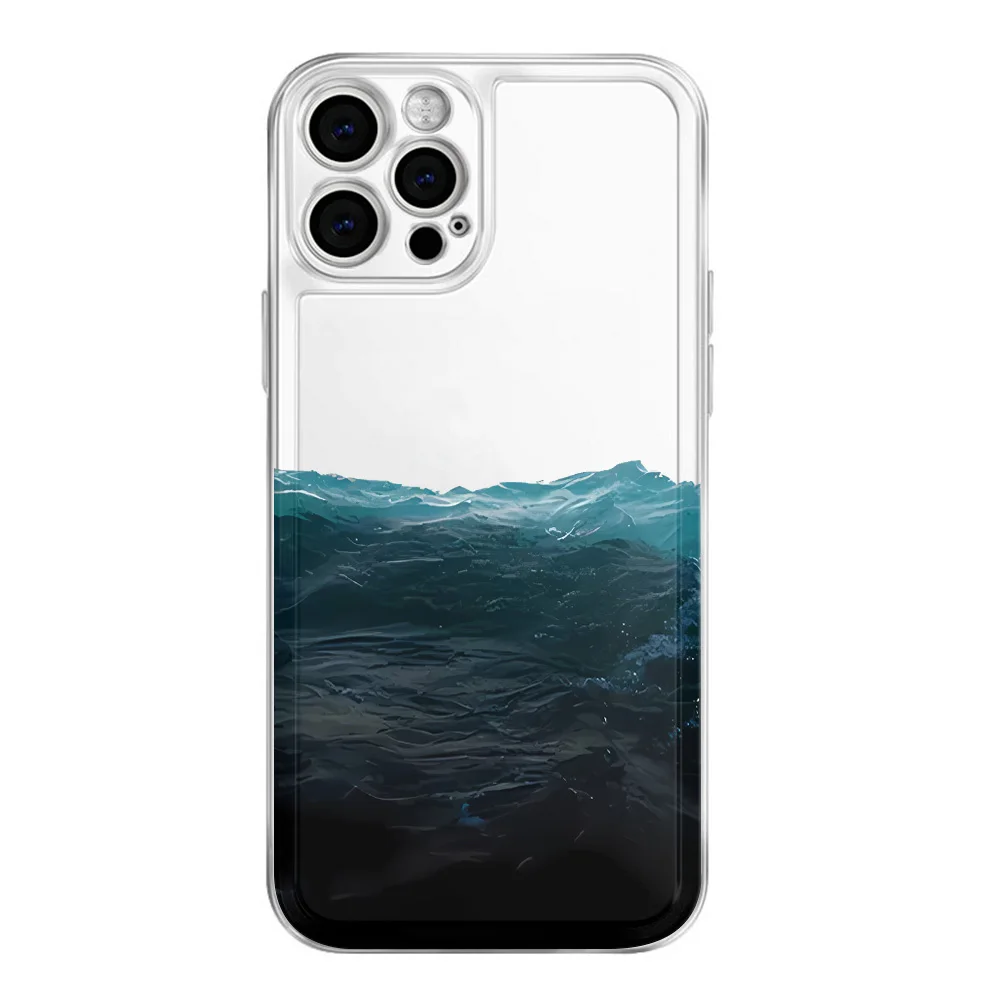 New Colorful Mountain View Print Phone Cover For Samsung S26 Ultra S25 S24 S23 S22 S21 FE S23FE A54 A53 A33 A14 Transparent Case