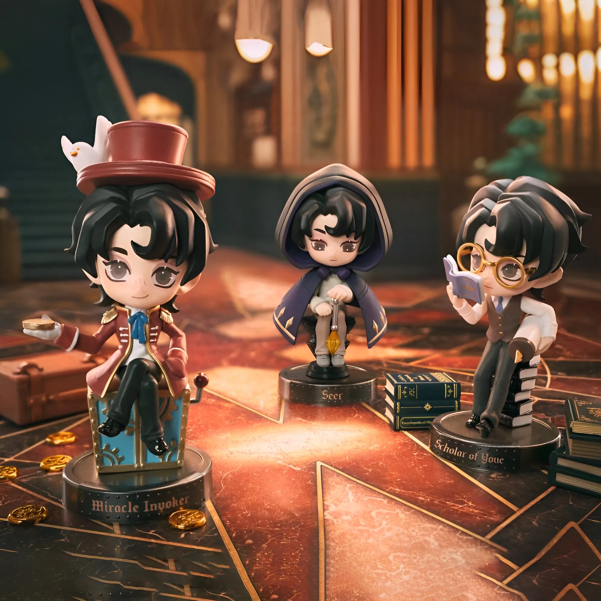 Genuine Yuri Lord Of The Mysteries Klein Moretti Series Blind Box Action Figures Toys Guess Caixas Surprise Cut Doll Model Gift