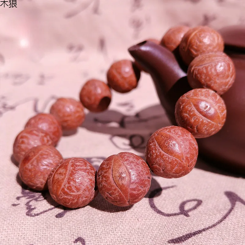 

Nepal Genuine Round Bracelet Buddhist Prayer Beads Bodhi Seeds Men And Women