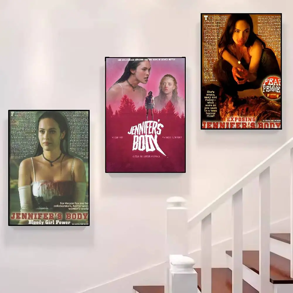 Poster High Quality Print Waterproof Wall Art Sticker For Bar Living Room Decor Gift Pop Movie J-Jennifer Body