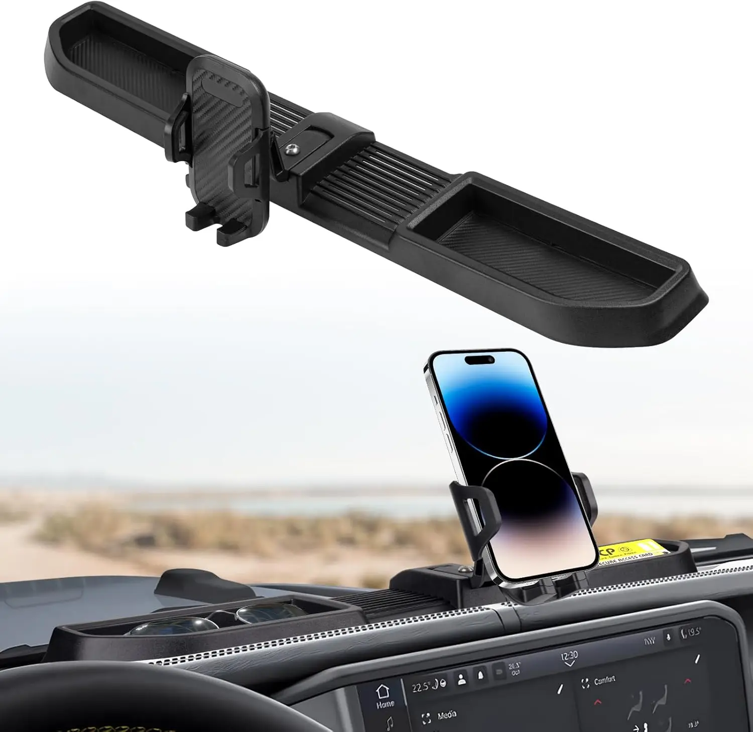 

Установка мобильного телефона с многокрепленным телефоном Jeep Wrangler JL/JLU и Gladiator JT 2024 2025 г.