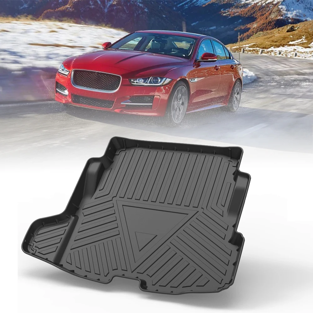 

TPE Car Trunk Mat Storage Box Pad For Jaguar XE 2018 Waterproof Protective Rubber Car Mats