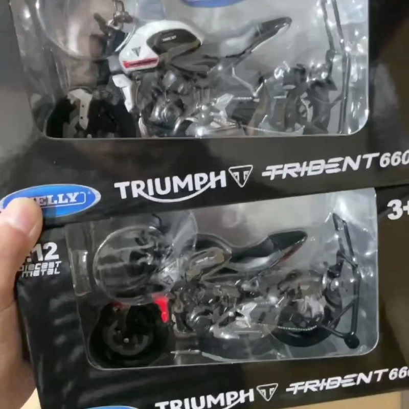 WELLY 1:12 2021 انتصار ترايدنت 660 محاكاة عالية سبيكة نموذج الكبار جمع الديكور الهدايا لعب للأولاد