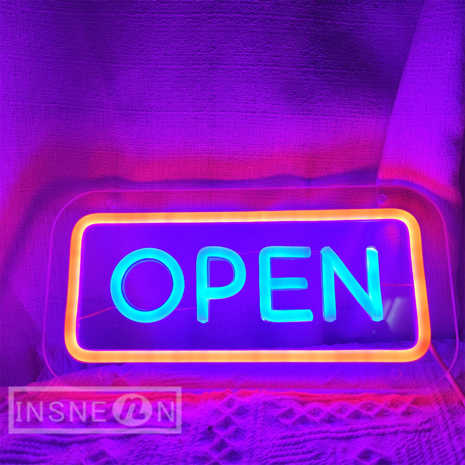 Open Neon Led Teken Winkel Neon Light Shop Open Brief Teken Muur Opknoping Opening Borden Room Bruiloft Decoratie Neon Lamp Sign