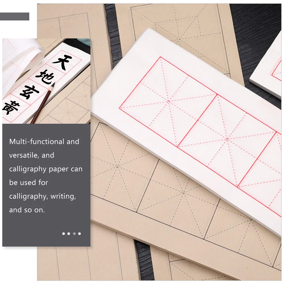 

Calligraphy Practice Sheets Thickened Rice Paper For Writing Brush Chinese Art Handwriting Training Sketch Paper