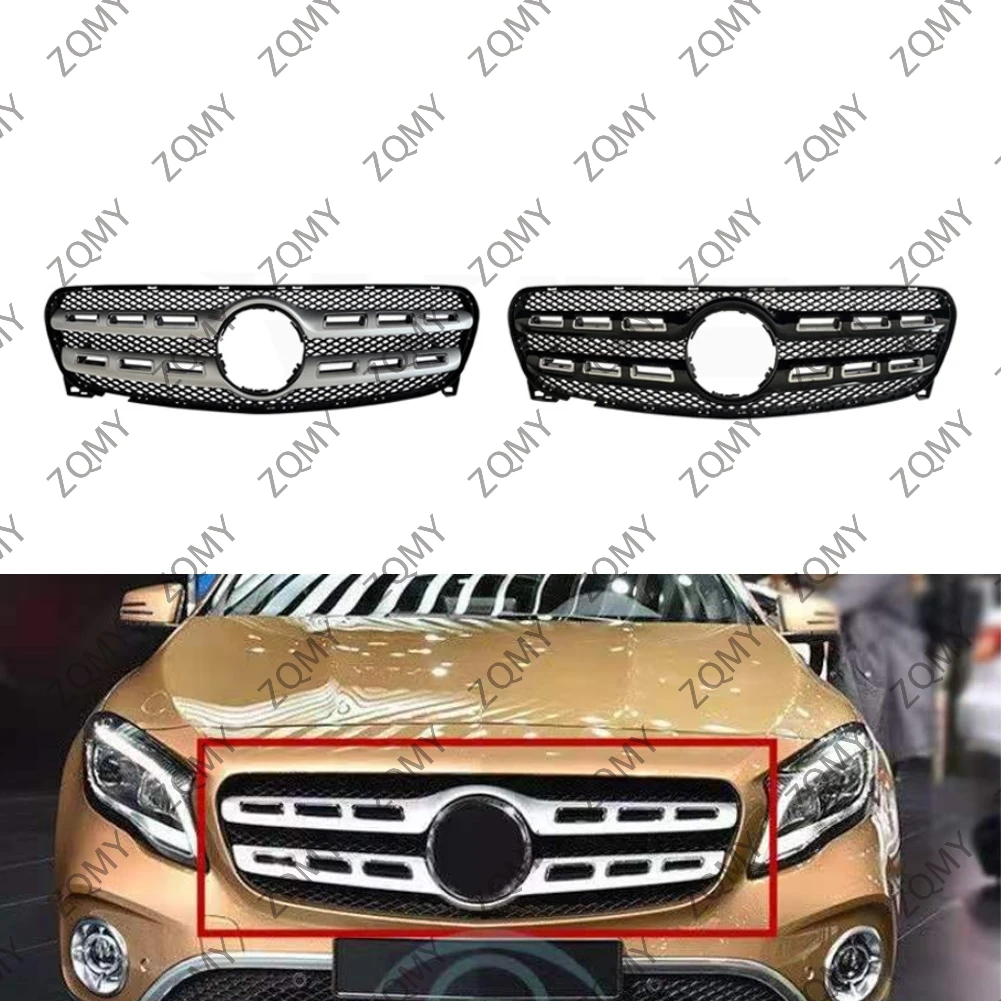 

Original car style Front Bumper Grille Centre Panel Styling Upper Grill For Mercedes Benz GLA Class X156 2017-2020 A1568806400