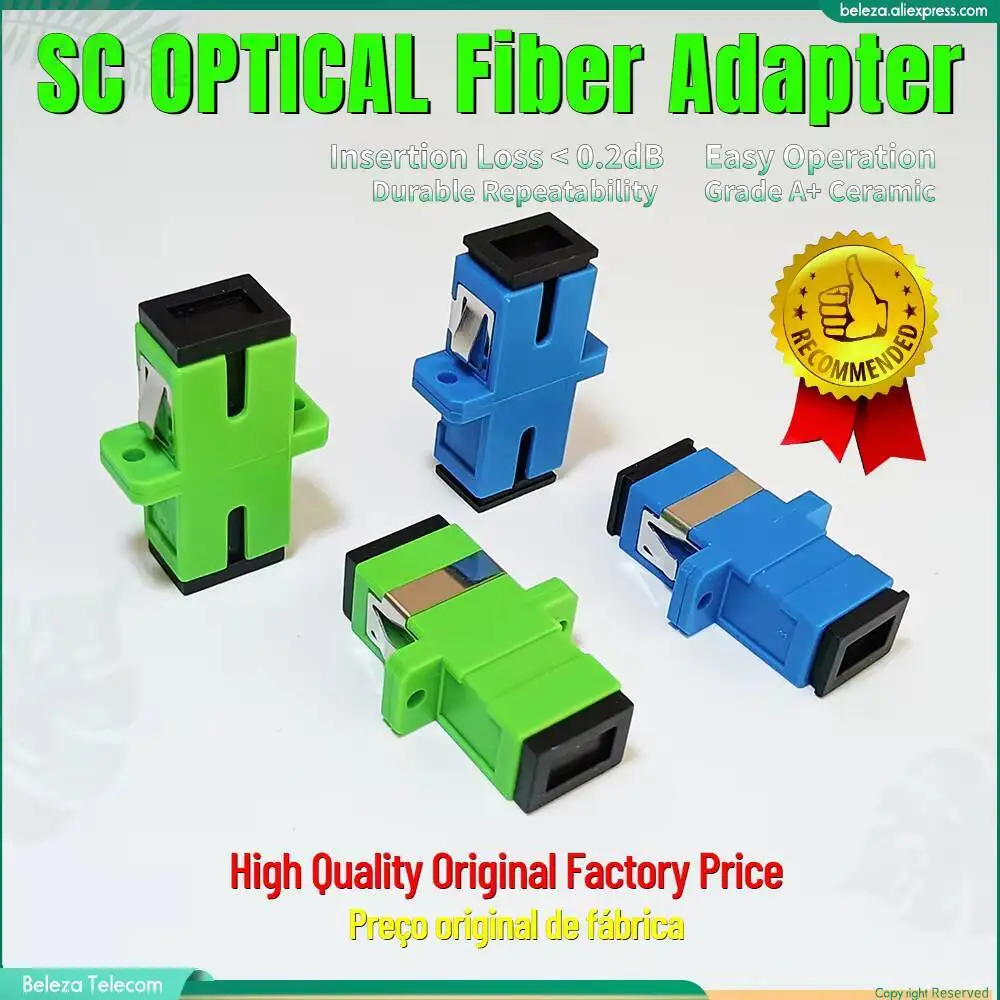 Preis Fabrik Glasfaser stecker Adapter sc/upc sm Flansch Single mode Simplex SC-SC Apc Koppler Spezial Großhandel