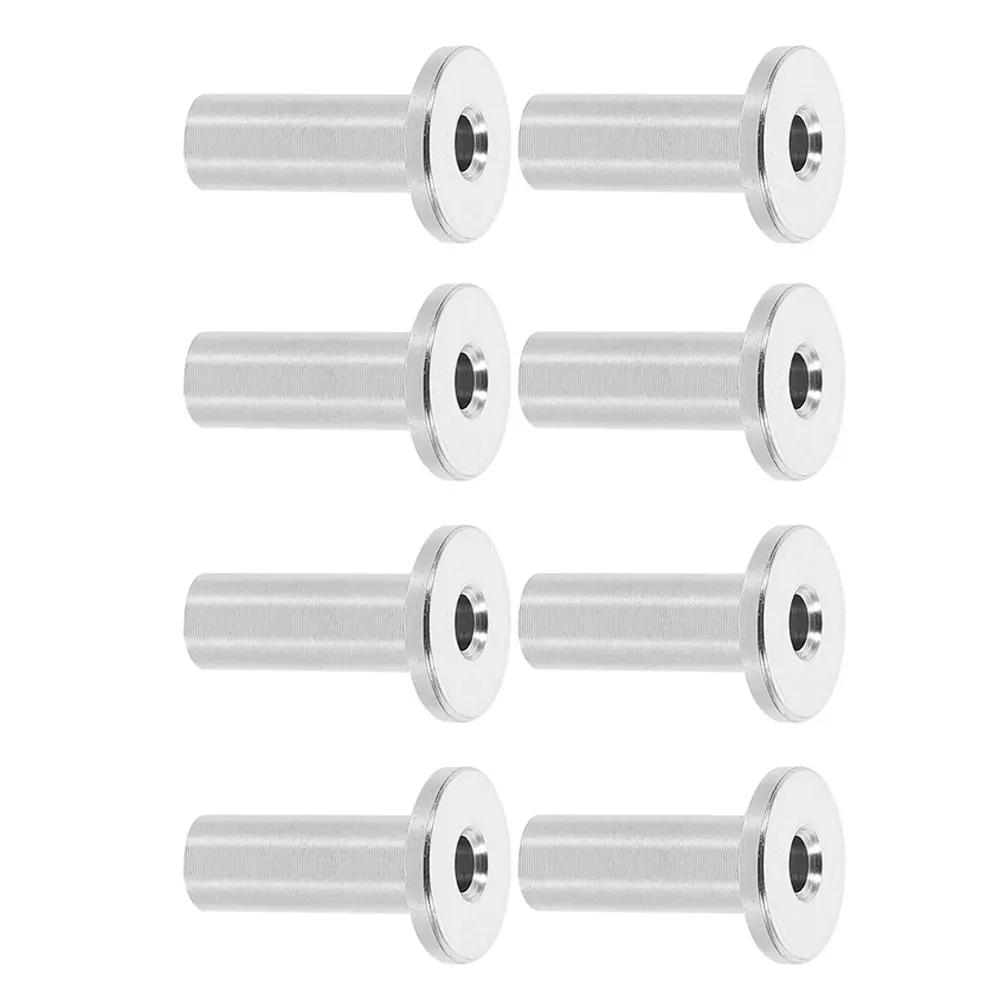 

8 Pcs Steel Cable Protector Sleeves Deck Railing Cable Protective Sleeve Wire Rope Connector Grommets Outdoor DIY Hardware