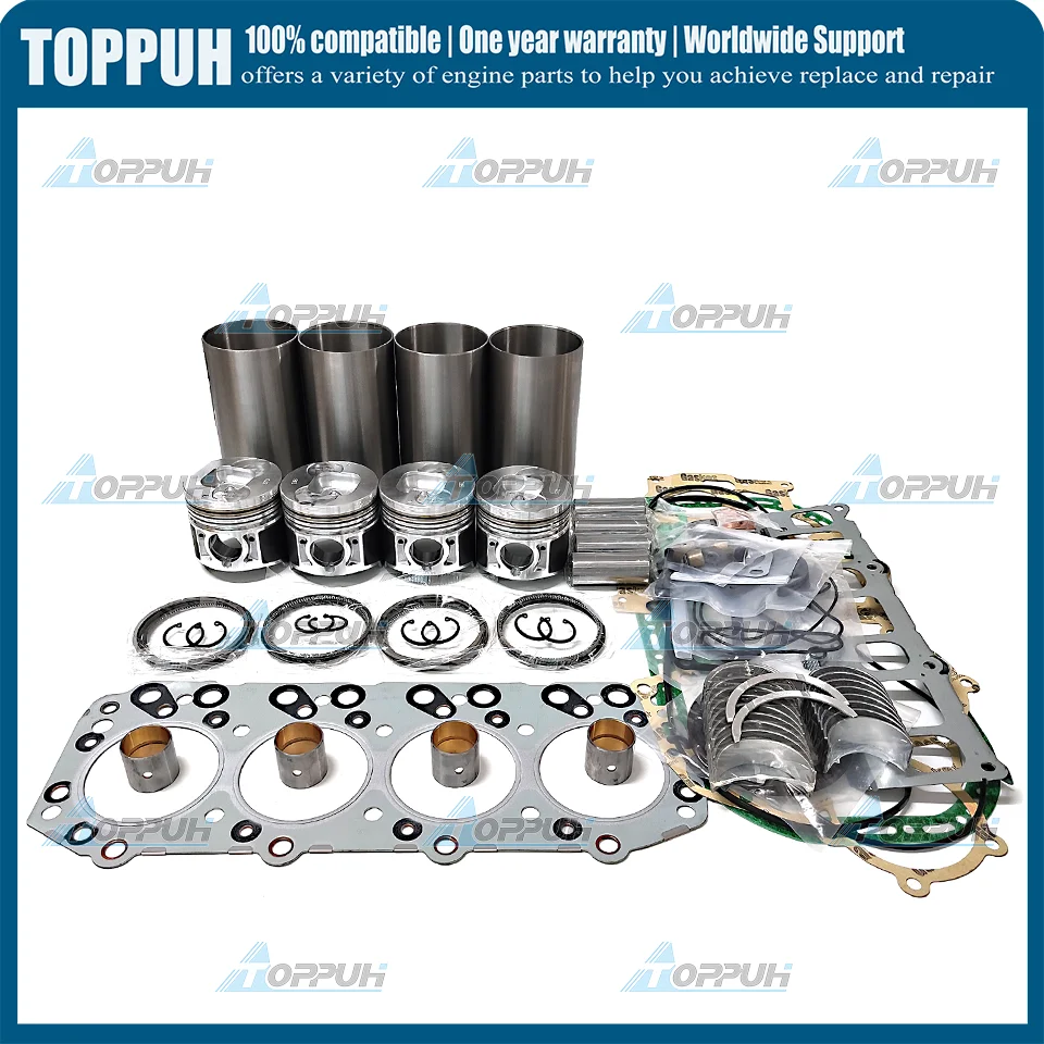 

For Isuzu D201 2.2DI Engine Overhaul Rebuild Kit Liner Piston Ring Bearing Gasket Set