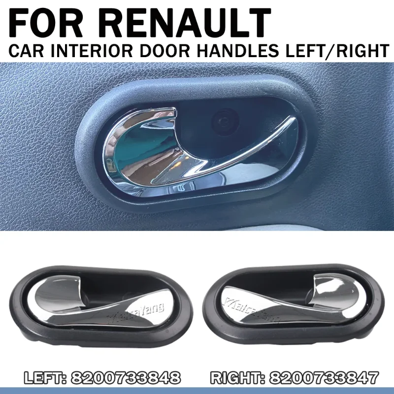 1PC 8200733848 Left Right Car Interior Inner Door Pull Handle For Renault Dacia Dokker Lodgy Logan Duster 2012 - 2016 Inside