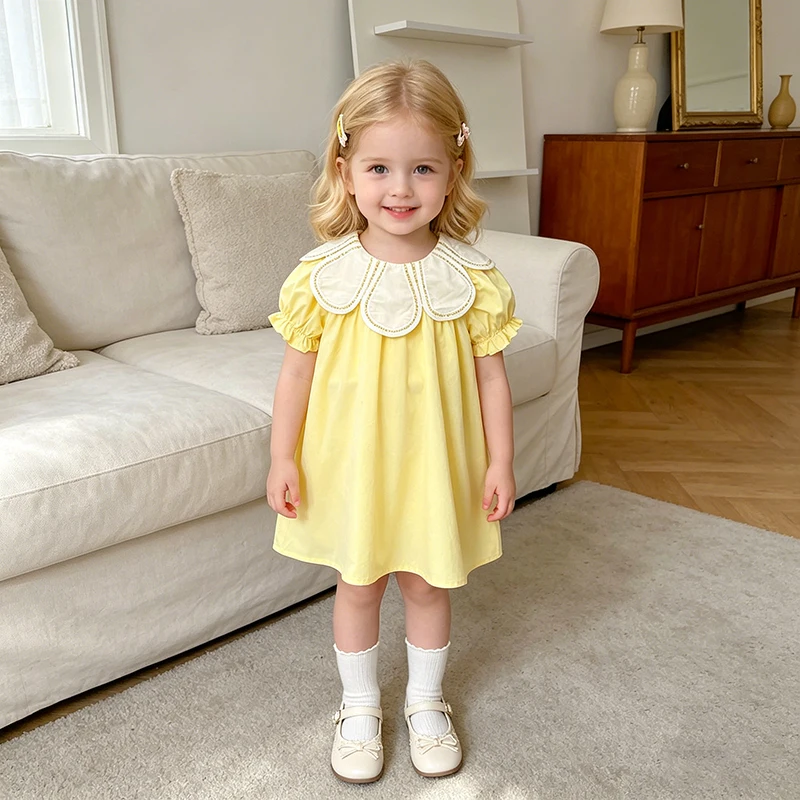 cute summer yellow dress Sabrina Summer Dress in Yellow