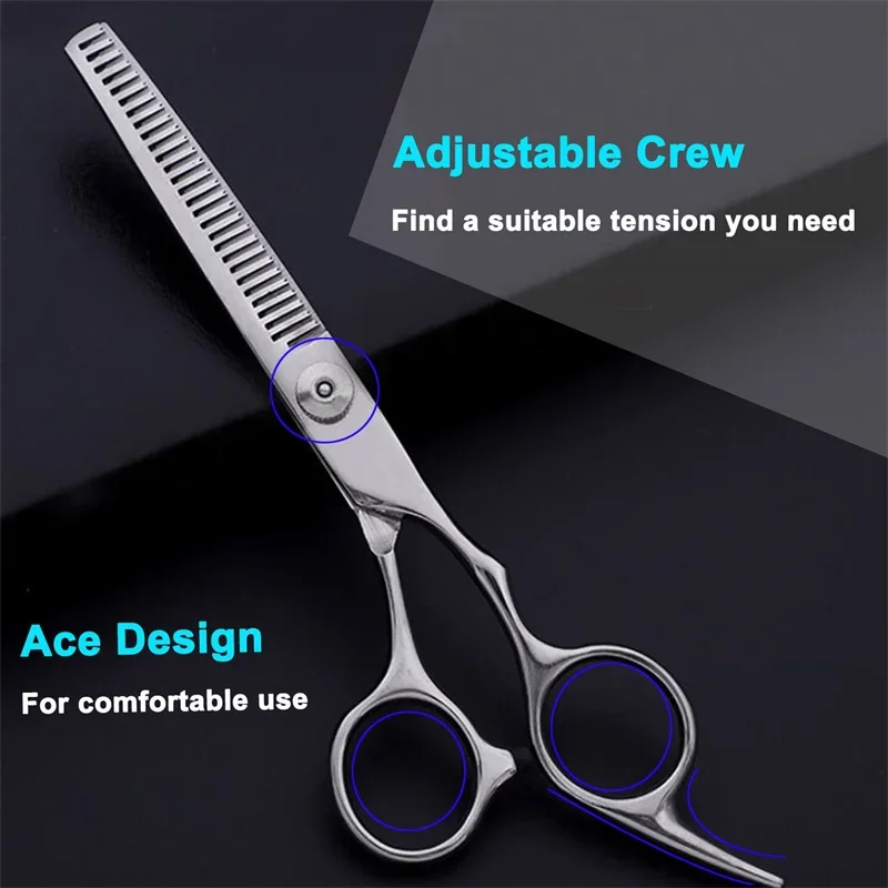 

Stainless Steel Scissors for Hair Thinning and Cutting Clipper 6 inches Hairdressing Products Haircut Trim Hairs Cutting Barber