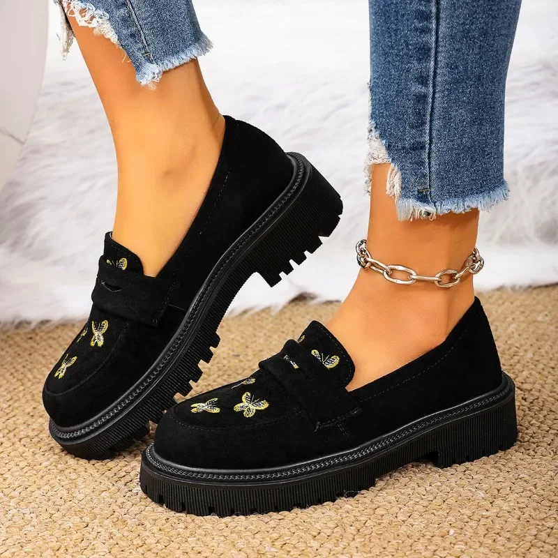 2024-venda-quente-sapatos-femininos-mocassins-salto-alto-moda-bordado-escritorio-e-carreira-novo-plus-size-saltos-femininos-zapatos