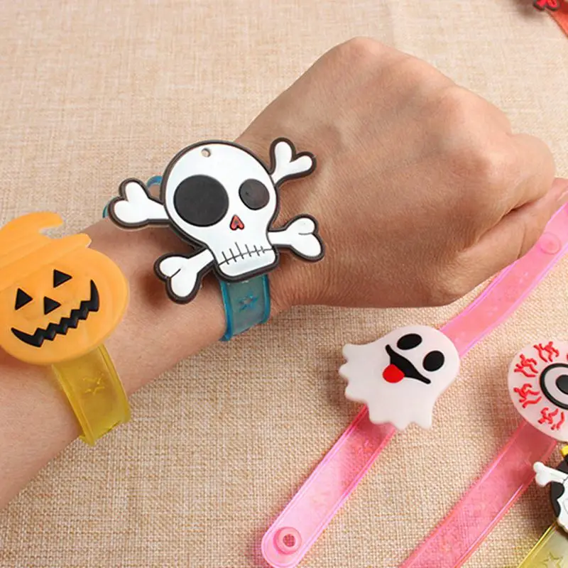 Halloween Glowing Watches Children Scary Glitter Props Carnival Halloween Party Kids Gift Christmas Party Supply Pinata Fillers