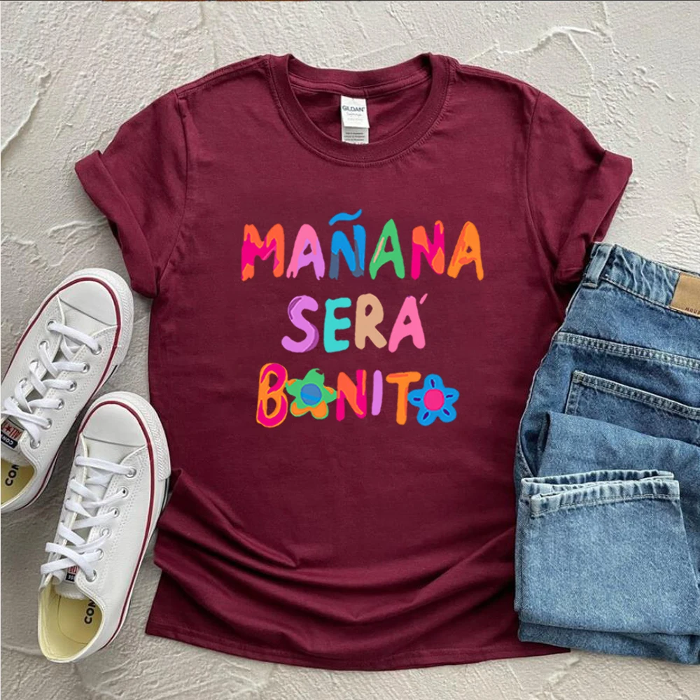 Trending Now Shirt Karol G Manana Sera Bonito T Shirt Tomorrow Will Be Nice Shirt Great Birthday Gift for Girls Unisex Tshirt