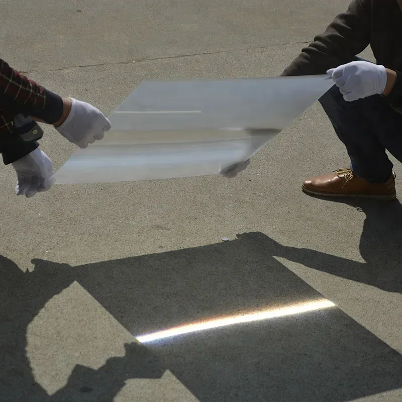 Large Size 750x360mm F300 Linear Fresnel Lens Optical Linear Strip Lens PMMA Material, High Transmittance Linear Condenser Lens