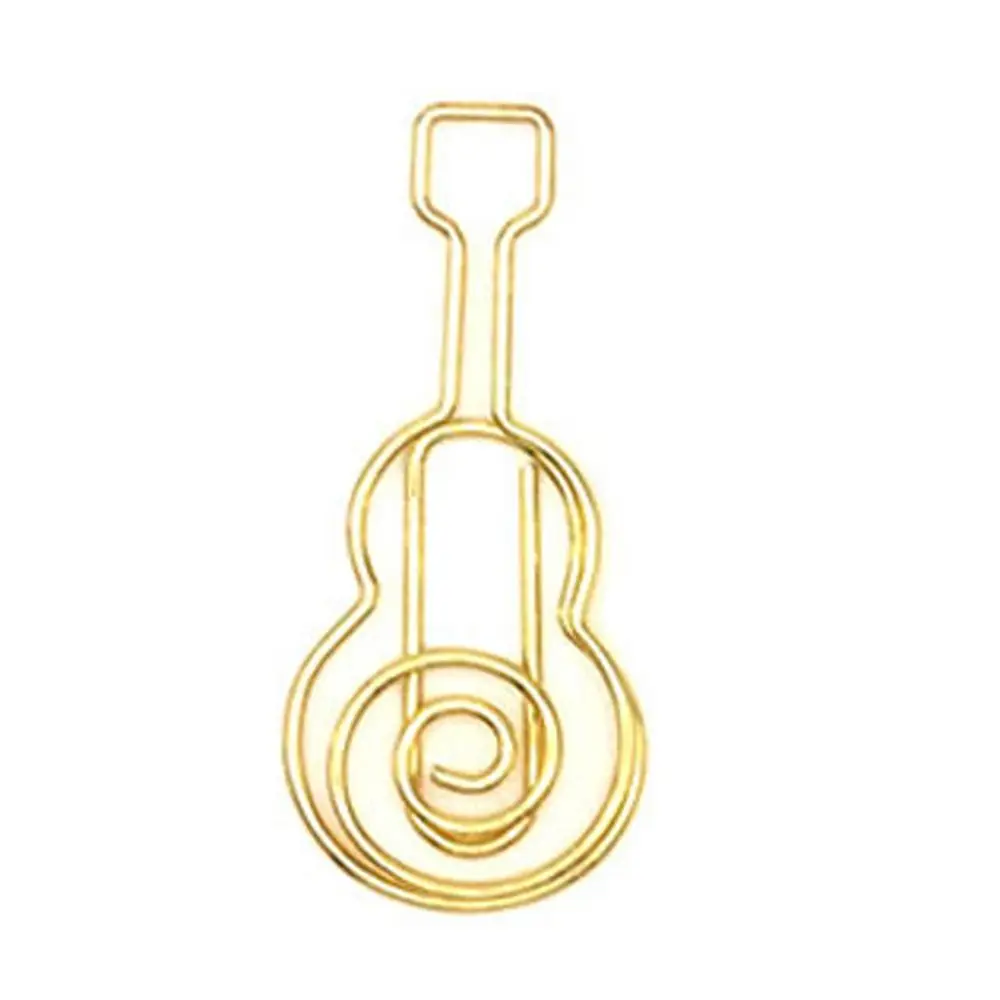 10pcs Metal Memo Music Note Paper Clips Index Bookmark Music Note Metal Paper Clips Creative Clip-on Creative Bookmark Clip