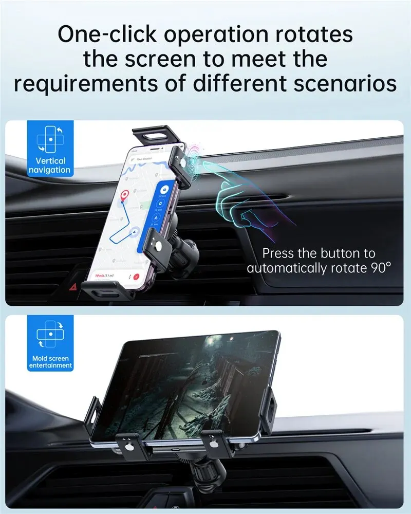 Car Wireless Charger Stand Car Phone Holder Mount 15W Fast Car Charging for iPhone Samsung Galaxy S23 S22 S21 Z Fold Flip 5 4 3 image 3