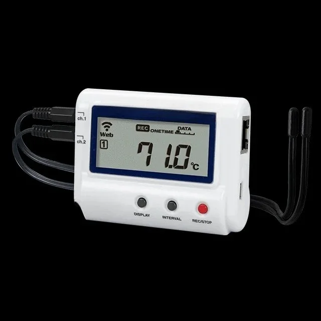 

2 Channel Wired-LAN Temperature Data Logger