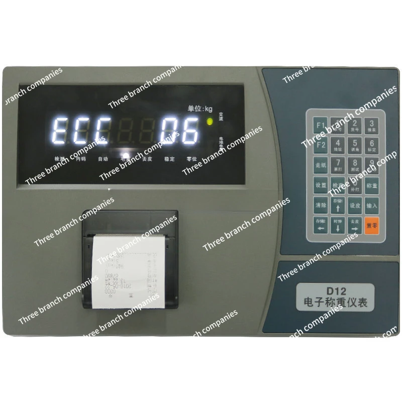 D12 digital electronic scale/weighing instrument/electronic scale/weighbridge/meter head/weighing display 100 tons