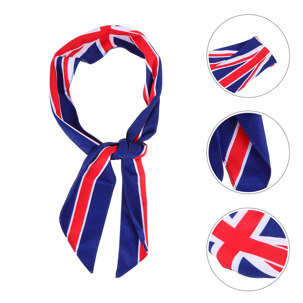 

2Pcs Outdoor Sports Headband Men Women Elastic Sweatband Red Blue Beige Flag Print Non-Slip Workout Running Basketball Yoga