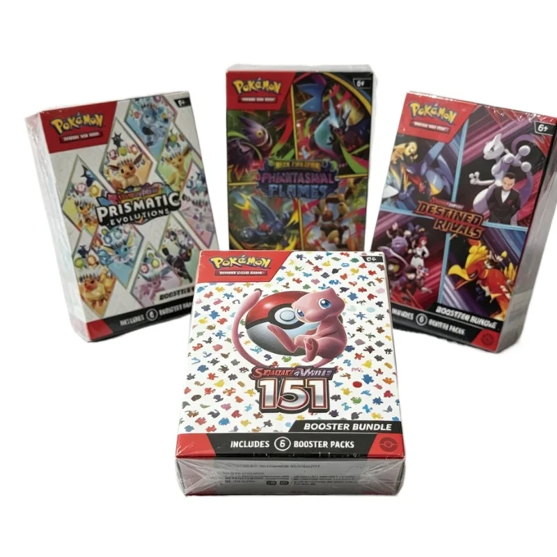 11*-* IN STOCK Pokémon 151 V10 Booster bundle Destined Rivals Prismatic Evolutions Scarlet Violet 151 English Booster cards
