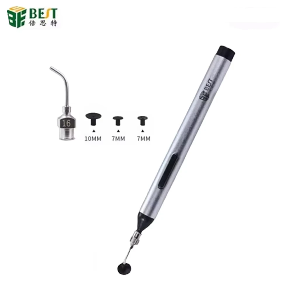 Vakuum-Saugstift-Set: Manuelle IC-SMD-Vakuumsauger mit 3 Saugköpfen – Handwerkzeug zum Entfernen und Aufheben