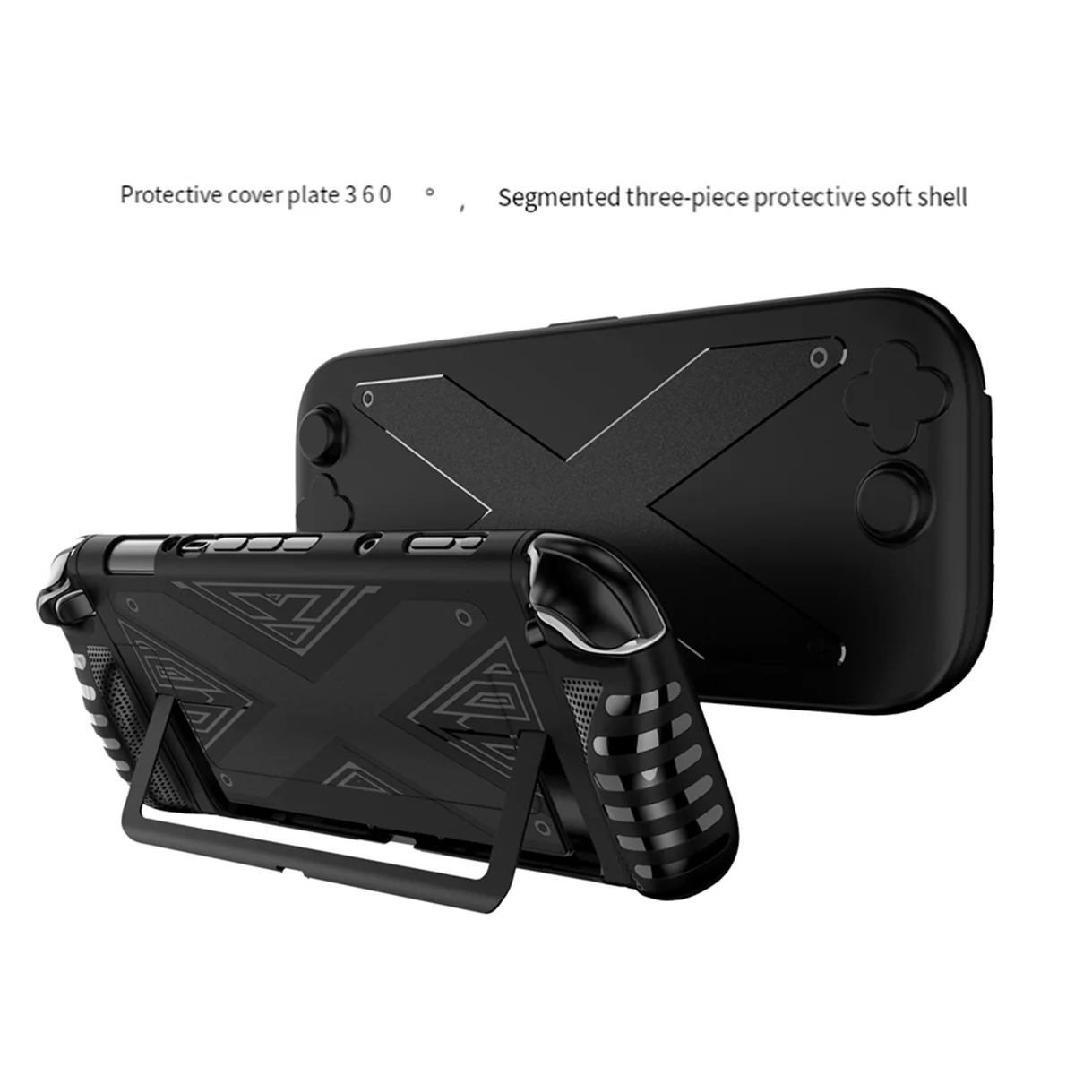 

【Last-Chance!】{For Switch 2 TPU Case for Joycon Hand Grip Protective Cover Accessories for Enhanced Gaming Experience Black