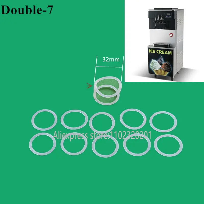 

Белый цвет 10 O уплотнительные кольца + 1 H уплотнительные кольца запасные части стержня клапана аксессуары для машины для мягкого мороженого