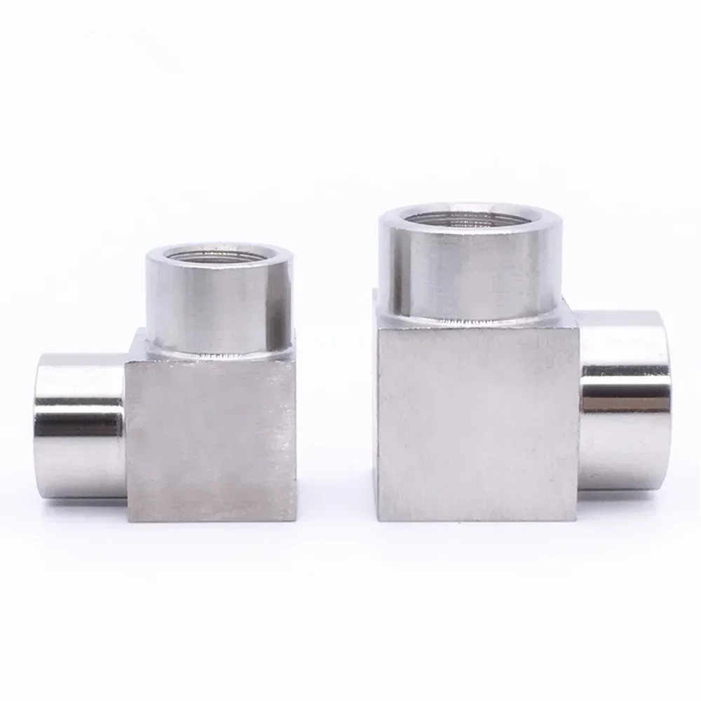 High Presssue 1/8" 1/4" 3/8" 1/2" 3/4" 1" BSP NPT Female Male Elbow Angle 90 Degree Coupler 304 Stainless Pipe Fitting Water Gas